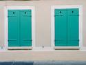 Teal Shutters