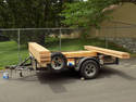 Trailer with Wood