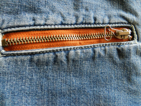 Blue Jeans Zipper